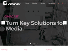 Tablet Screenshot of cimacast.com